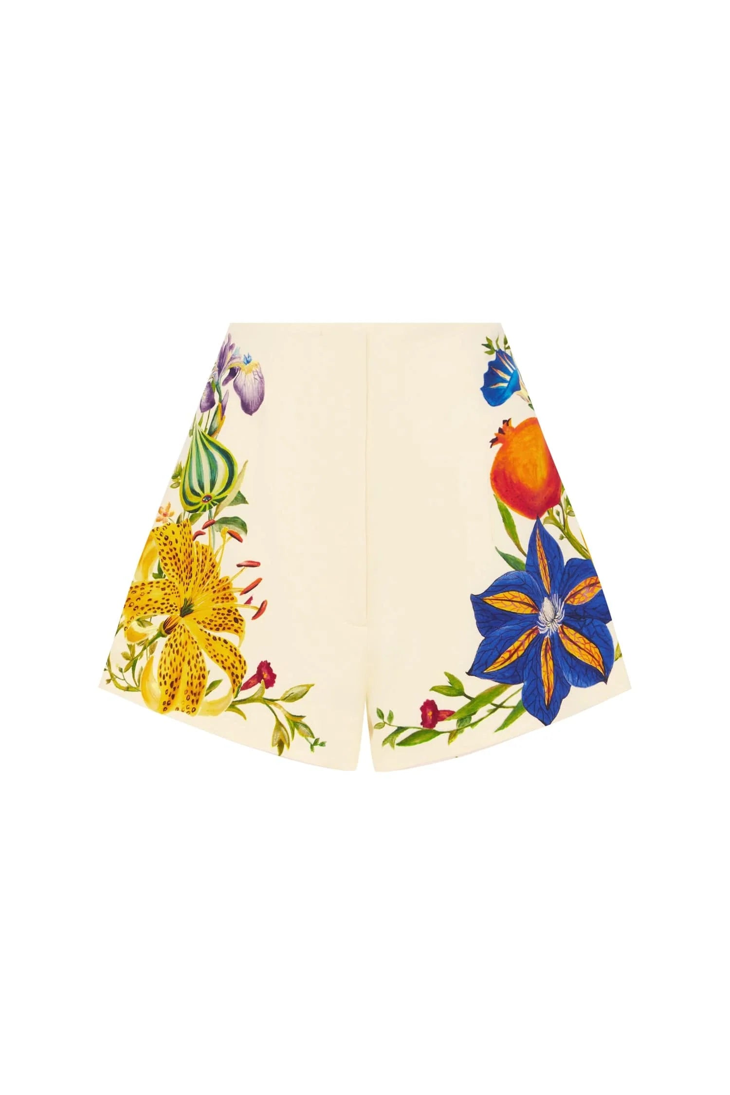 FLORES High Waisted Shorts for Women - Comfortable Stretchy Denim Shorts with Pockets | Perfect for Summer, Beach, and Casual Outfits
