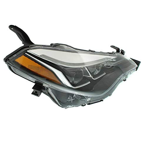 2017-2019 Toyota Corolla LED Daytime Running Lights & Halogen Headlight Assembly - Right Passenger Side (Compatible with 17-19 Corolla) - Perfect for Night Driving & Enhanced Visibility