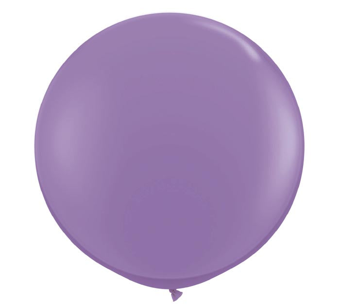 3 Foot Large Round Lavender Latex Balloon for Birthday Parties, Baby Showers & Wedding Decorations