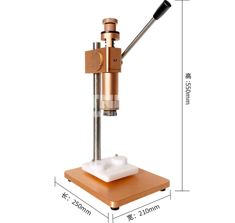 Manual Crimping Machine - 15MM Metal Cap Press for Perfume & Spray Bottles - Handheld Capping Tool for DIY Cosmetics, Essential Oils & Liquids - Home & Professional Use