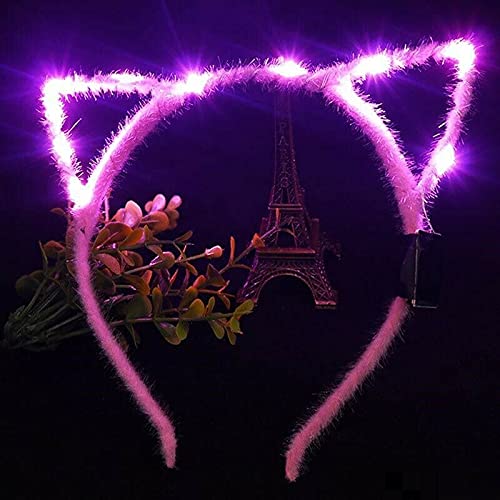 10 PCS LED Flashing Glow Headbands for Women & Girls - Blinking Light Up Hair Accessories for Concerts, Parties, Halloween, Christmas, Weddings - Perfect for Raves, Festivals, Night Events and Costume Parties