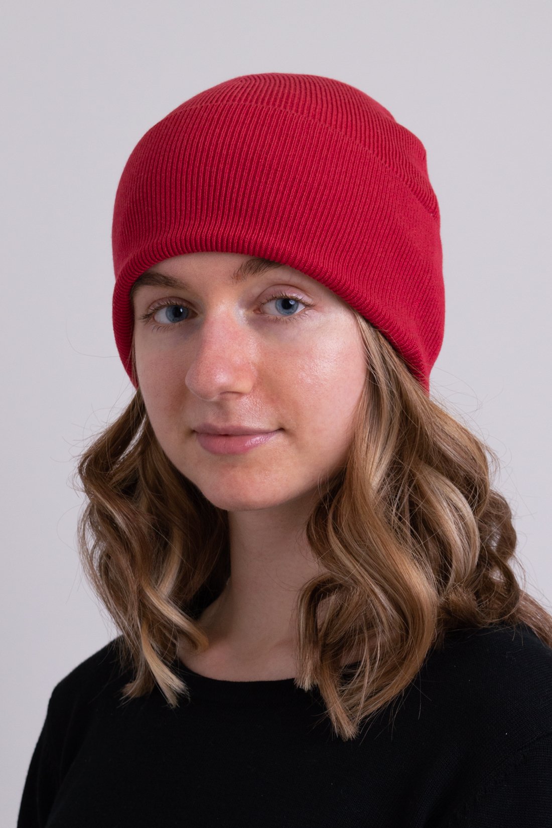 Warm Knit Beanie Hat for Women & Men - Soft Lipstick & Bamboo Cotton Blend - Perfect for Winter, Outdoor Activities & Fashion Accessories