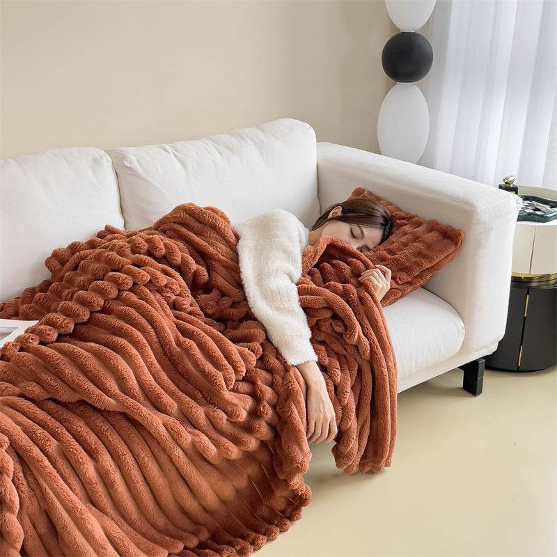 Snuggle Blanket: Ultra Soft Weighted Blanket for Winter - Perfect for Cozy Evenings, Stress Relief & Better Sleep