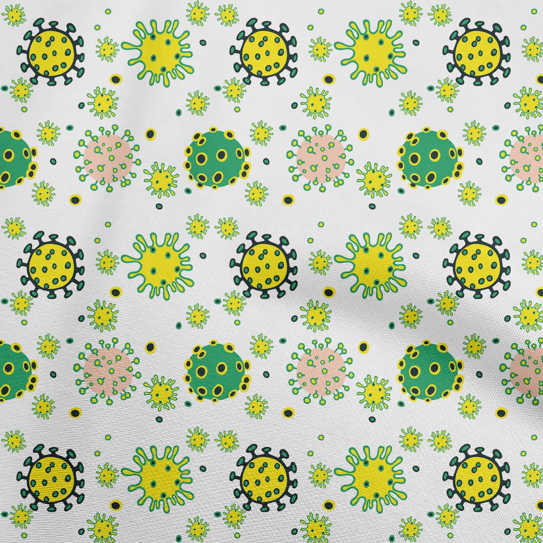 Premium Velvet White Fabric - 58 Inch Wide Medical Sewing Material for DIY Clothing, Costumes & Home Decor | Soft Printed Fabric by The Yard for Crafts, Quilting & Upholstery Projects