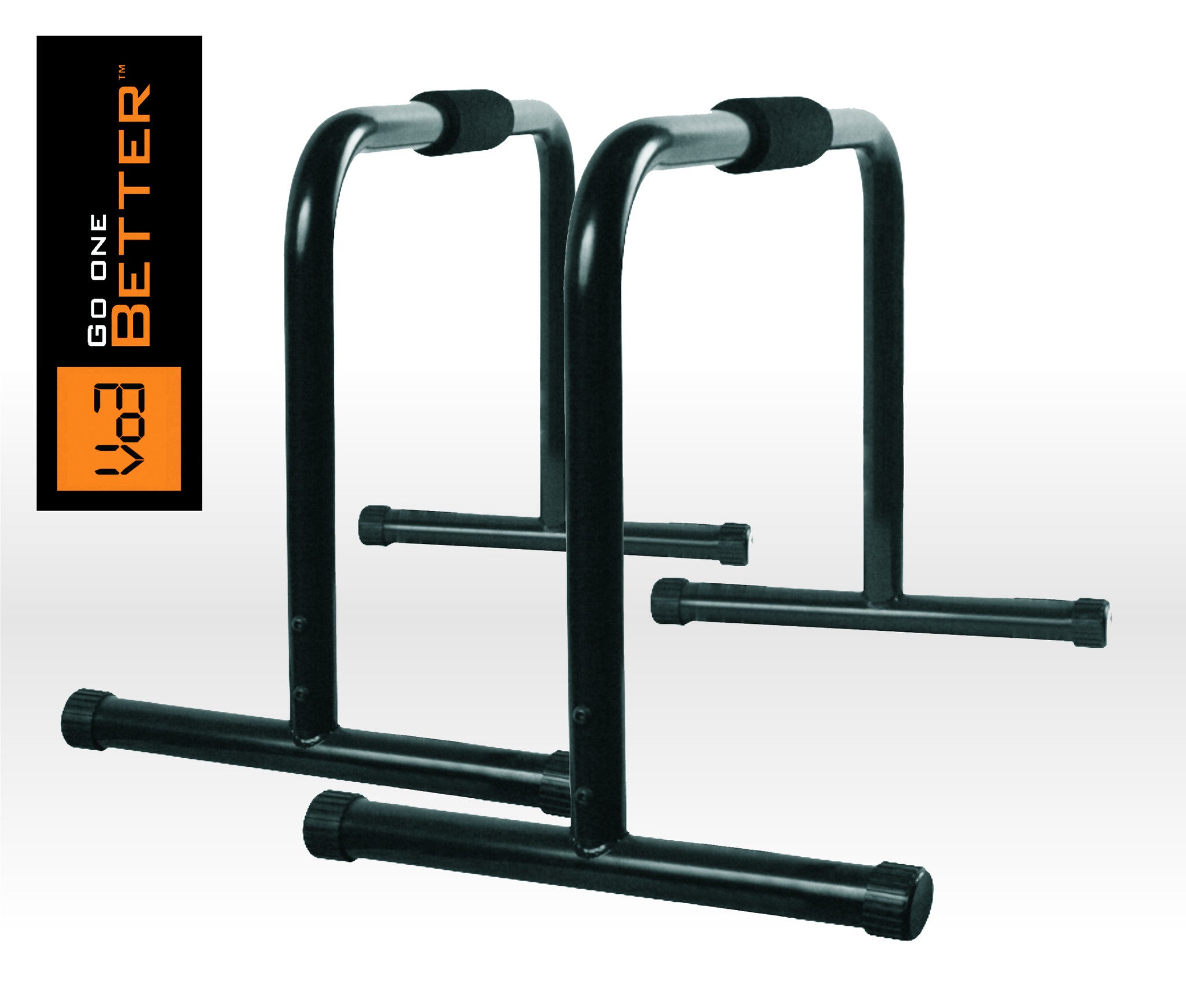 Vo3 Parallel Stability Bars - Heavy Duty Workout Equipment for Strength Training & Fitness - Perfect for Home Gym, CrossFit, and Functional Training