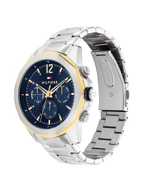 Tommy Hilfiger Men's Two-Layer Stainless Steel Watch 1792059 - Classic Casual & Dress Watch for Business, Office, and Everyday Wear