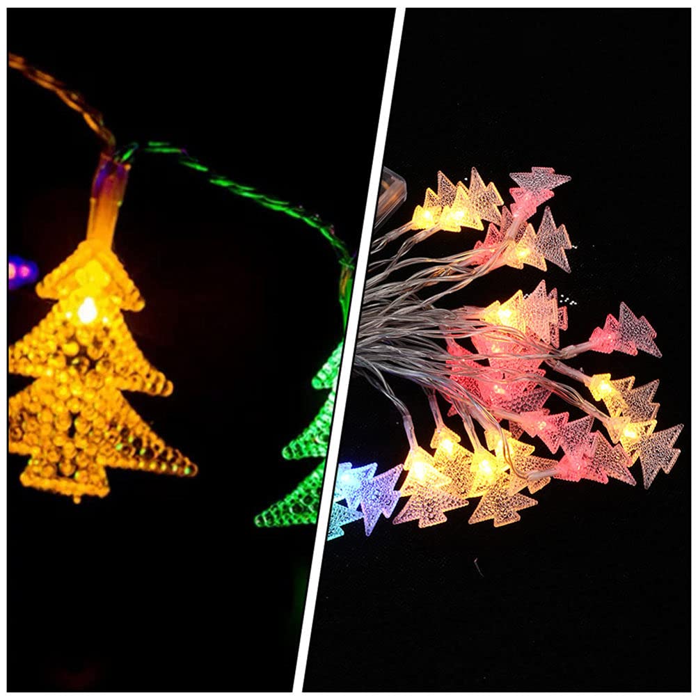 Balacoo 1pc Christmas Tree String Lights - 10ft LED Xmas Tree Lights with 50 Warm White Bulbs, Waterproof Outdoor/Indoor Holiday Decorations for Christmas Party, Home, Garden, and Festival Decor