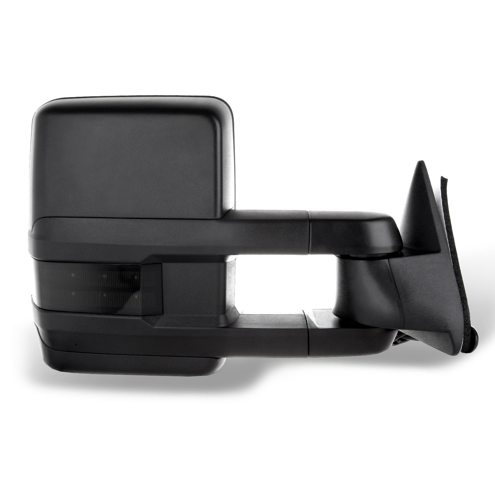 FINDAUTO Power Heated Towing Mirrors for Chevy GMC C1500/K1500 1988-1998 - Driver & Passenger Side Adjustable LED Turn Signal Mirrors with Black Cap | Perfect for Heavy-Duty Towing, Winter Driving & Enhanced Safety