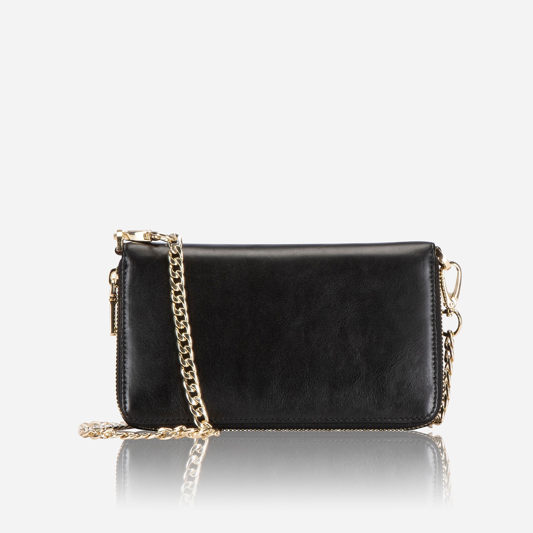 Jekyll & Hide Paris Chain Purse Women's Handbag - Stylish Black Crossbody Bag for Evening Parties, Date Night & Special Occasions