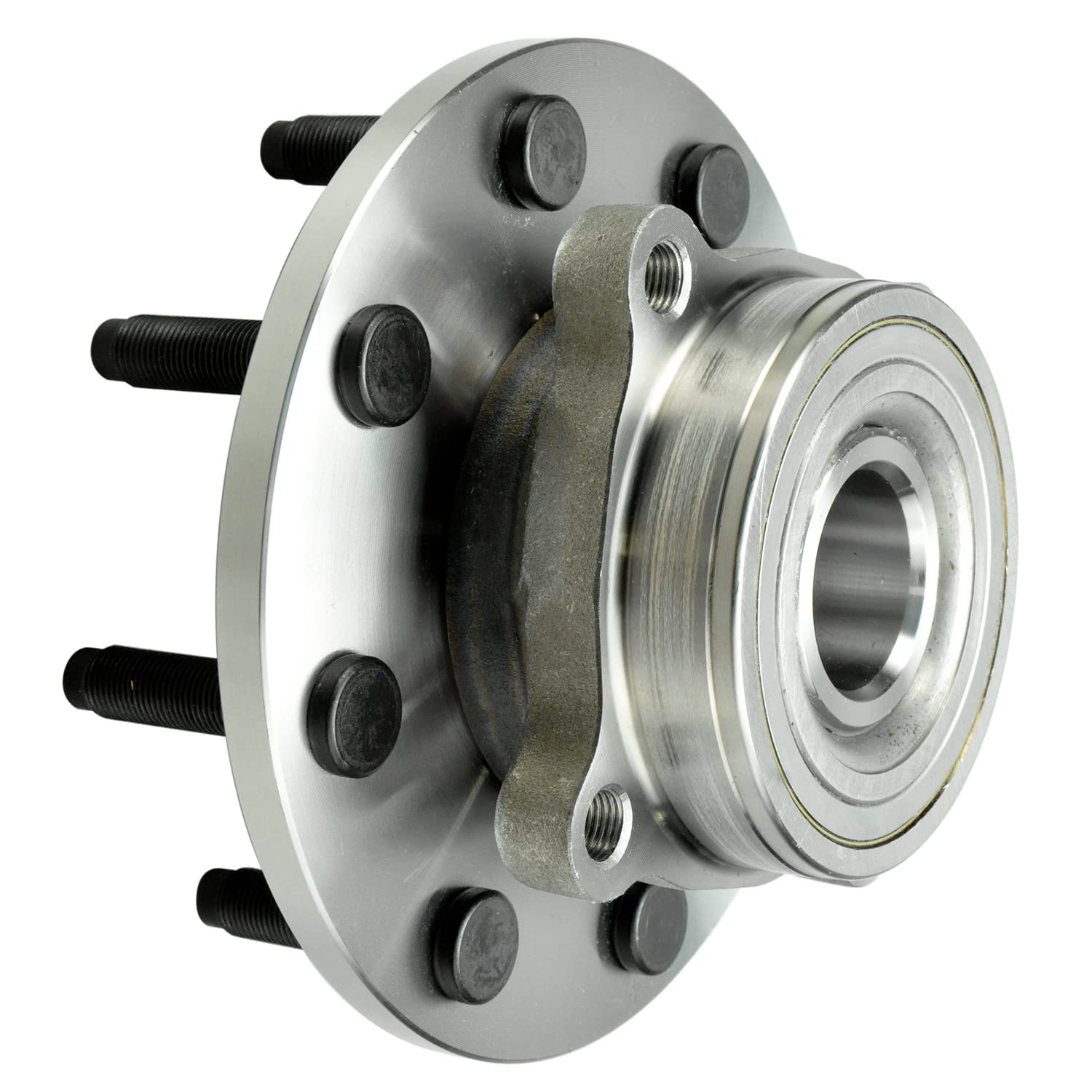 Detroit Axle - 4WD Front Wheel Bearing Hub Assembly for 2000-2001 Dodge Ram 2500 (2-Wheel ABS) - Replacement Wheel Bearing & Hub - Perfect for Off-Roading, Towing & Heavy-Duty Truck Maintenance