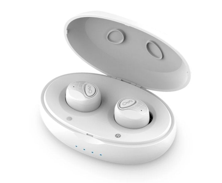 BlueAnt PUMP AIR 2 Wireless Earbuds - White | Bluetooth 5.0 Headphones with 30H Playtime, IPX7 Waterproof for Gym, Running & Workout