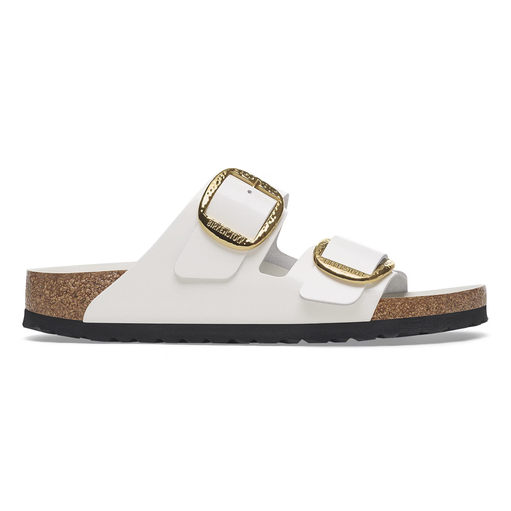 Birkenstock Arizona Hammered Big Buckle Sandals for Women - Comfortable Soft Footbed Leather Slides - Perfect for Casual Wear, Beach & Summer Outfits