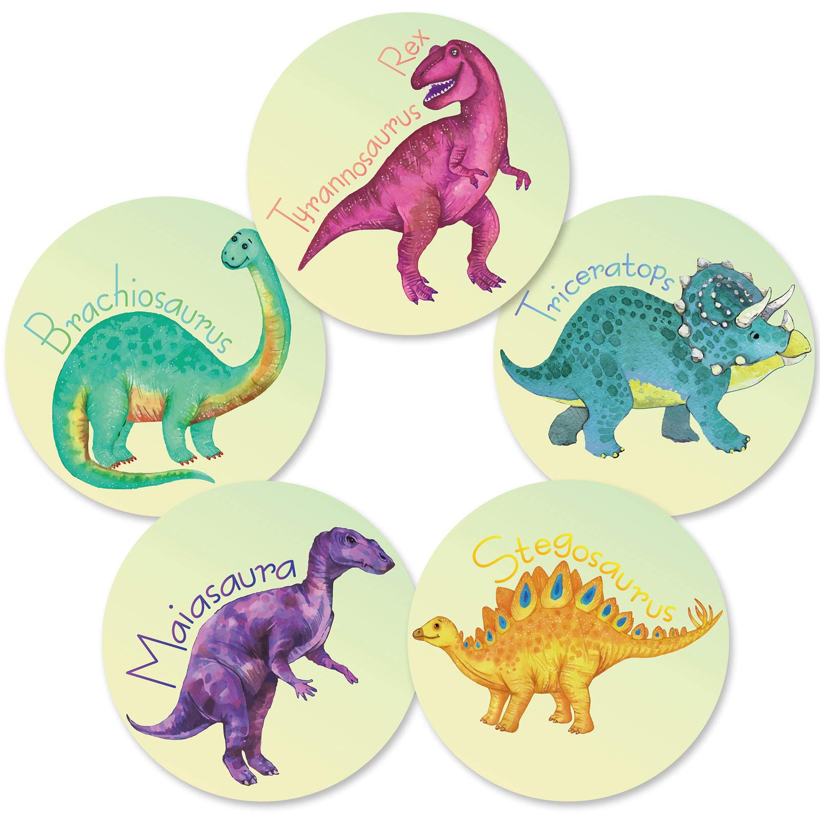 Zonon 10-Pack Reusable Dinosaur Potty Training Stickers - Color Changing Toilet Targets for Boys & Girls | Fun Bathroom Reward System for Toddler Potty Learning | Ideal for Daycare, Home Use & Preschool Toilet Training