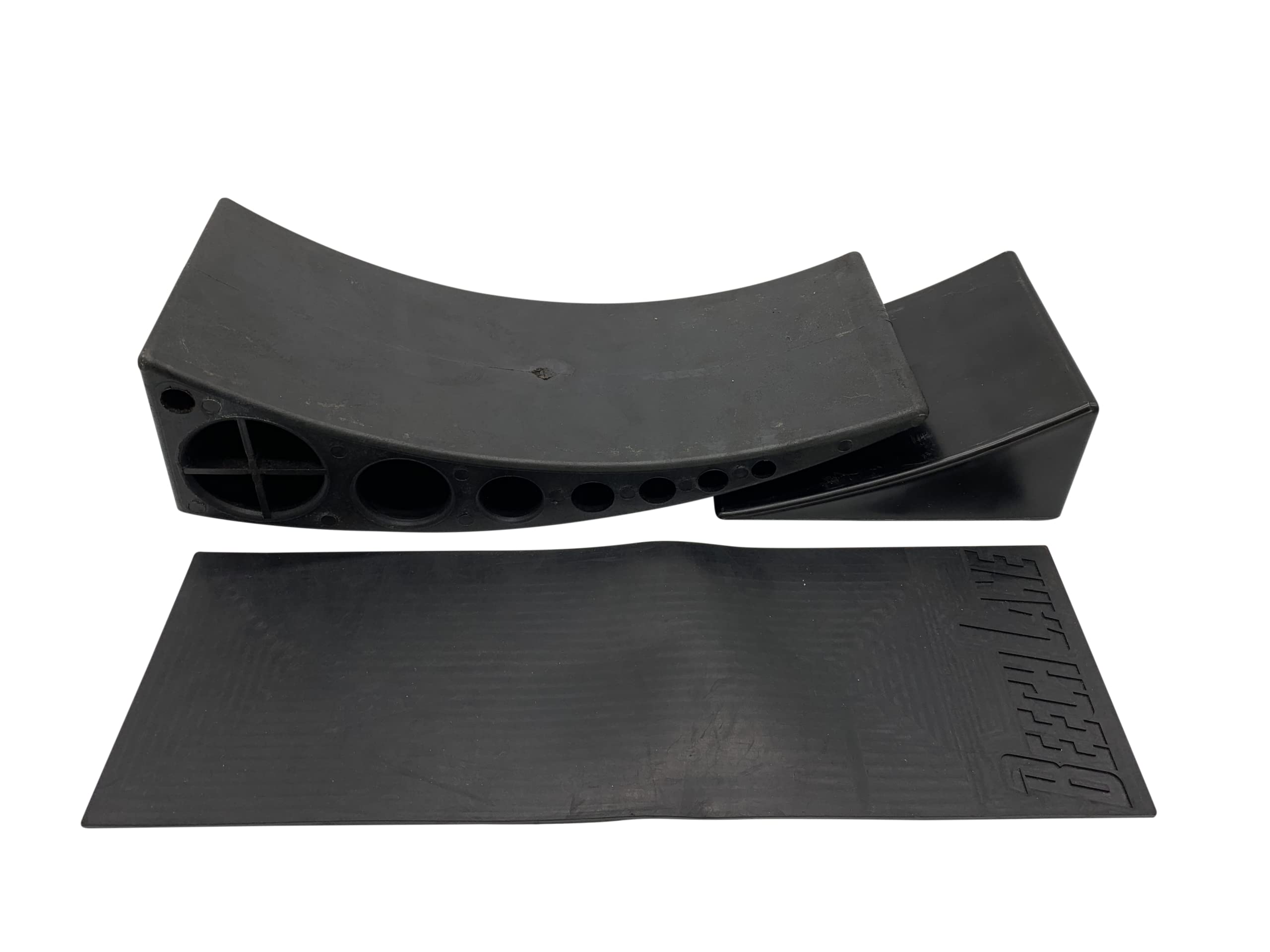 **Beech Lane Heavy Duty Camper Leveler Kit - 35,000 LB Capacity, Includes Curved Leveler, Chock & Non-Slip Rubber Mat for RV, Trailer, Motorhome - Perfect for Camping, Road Trips & Outdoor Adventures**