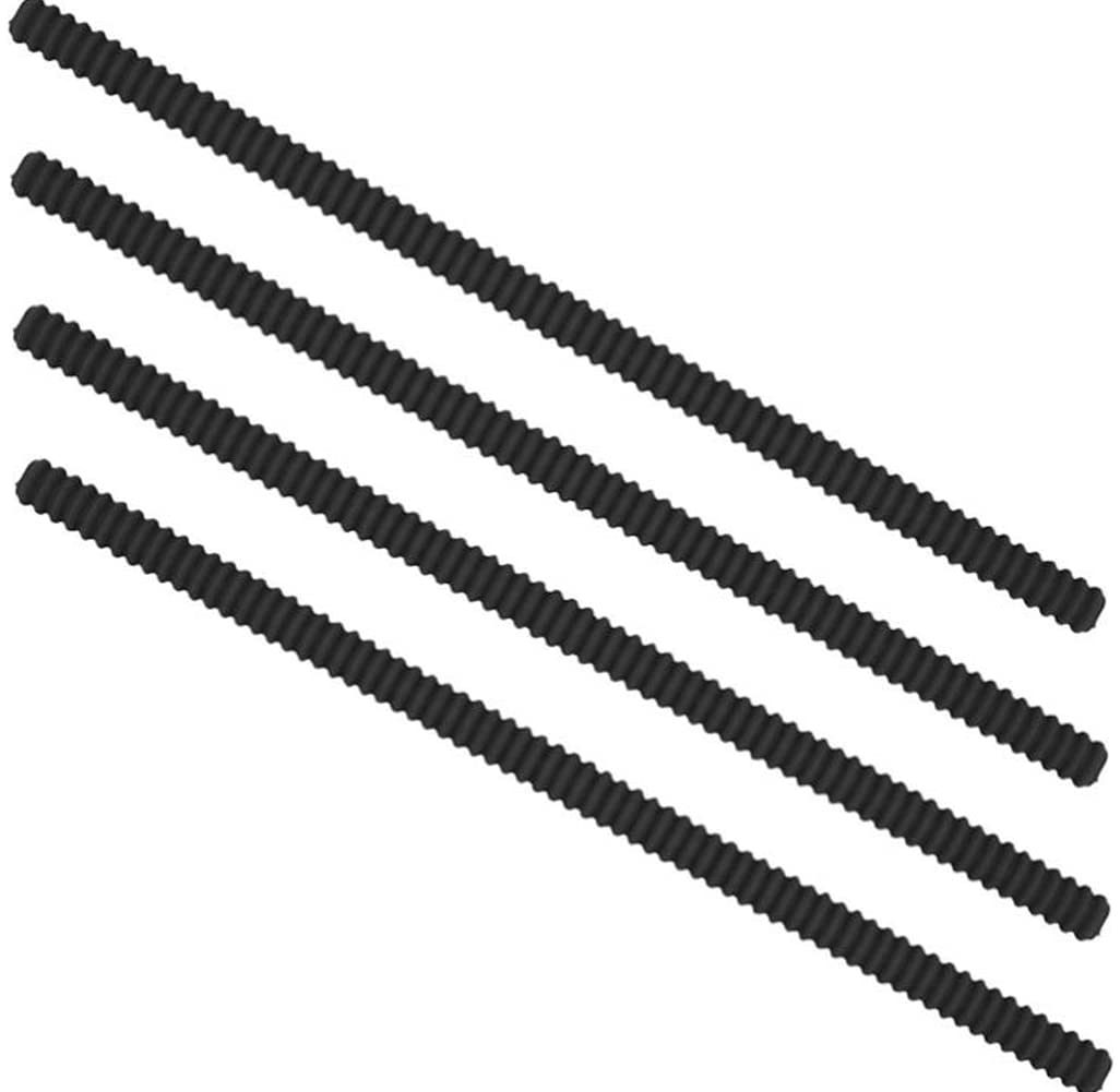 Ericotry 4-Pack Silicone Oven Rack Covers - Heat-Resistant Oven Shelf Protectors, BPA-Free Kitchen Accessories for Burn Prevention & Rack Protection - Perfect for Baking, Roasting & Grilling Safety
