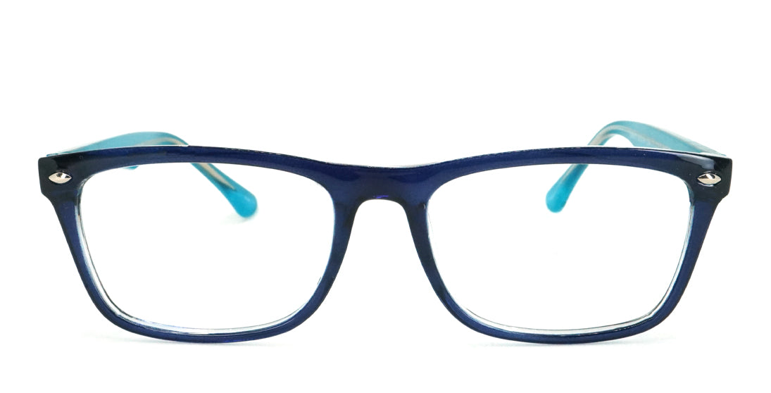 Stylish Plastic Eyeglasses S2831 - Lightweight & Durable Frames for Men & Women - Perfect for Reading, Driving & Everyday Use
