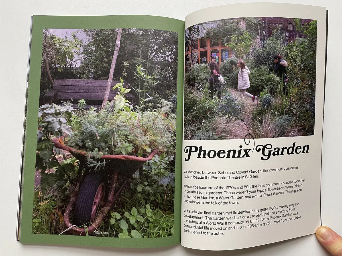 Nature Zine Issue 1: Community Gardens in London - Eco-Friendly Magazine for Urban Gardeners & Sustainability Enthusiasts | Perfect for Home, Office & Outdoor Reading