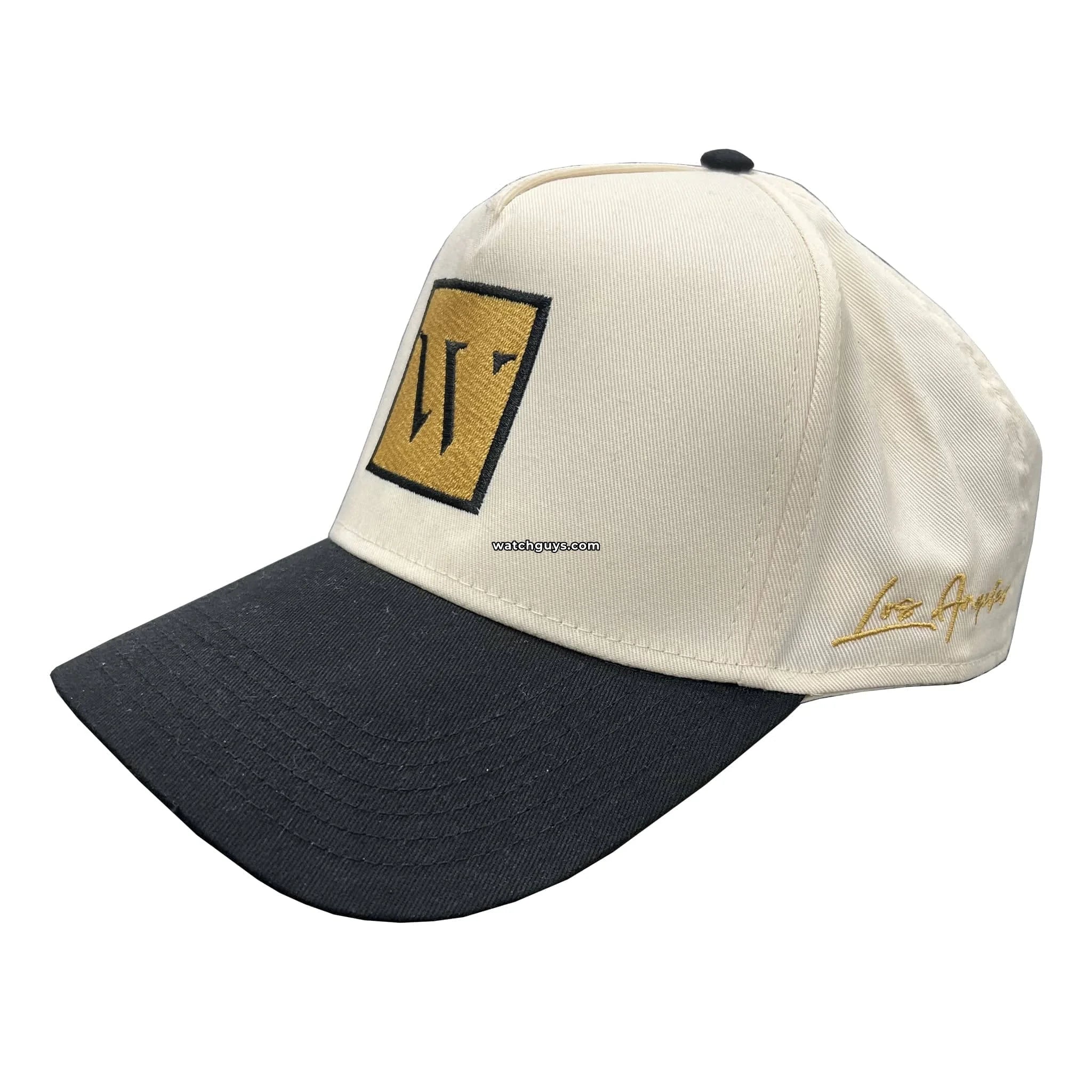 WatchGuys Hat for Men & Women - Beige & Yellow Adjustable Baseball Cap - Perfect for Outdoor Activities, Sports, and Casual Wear