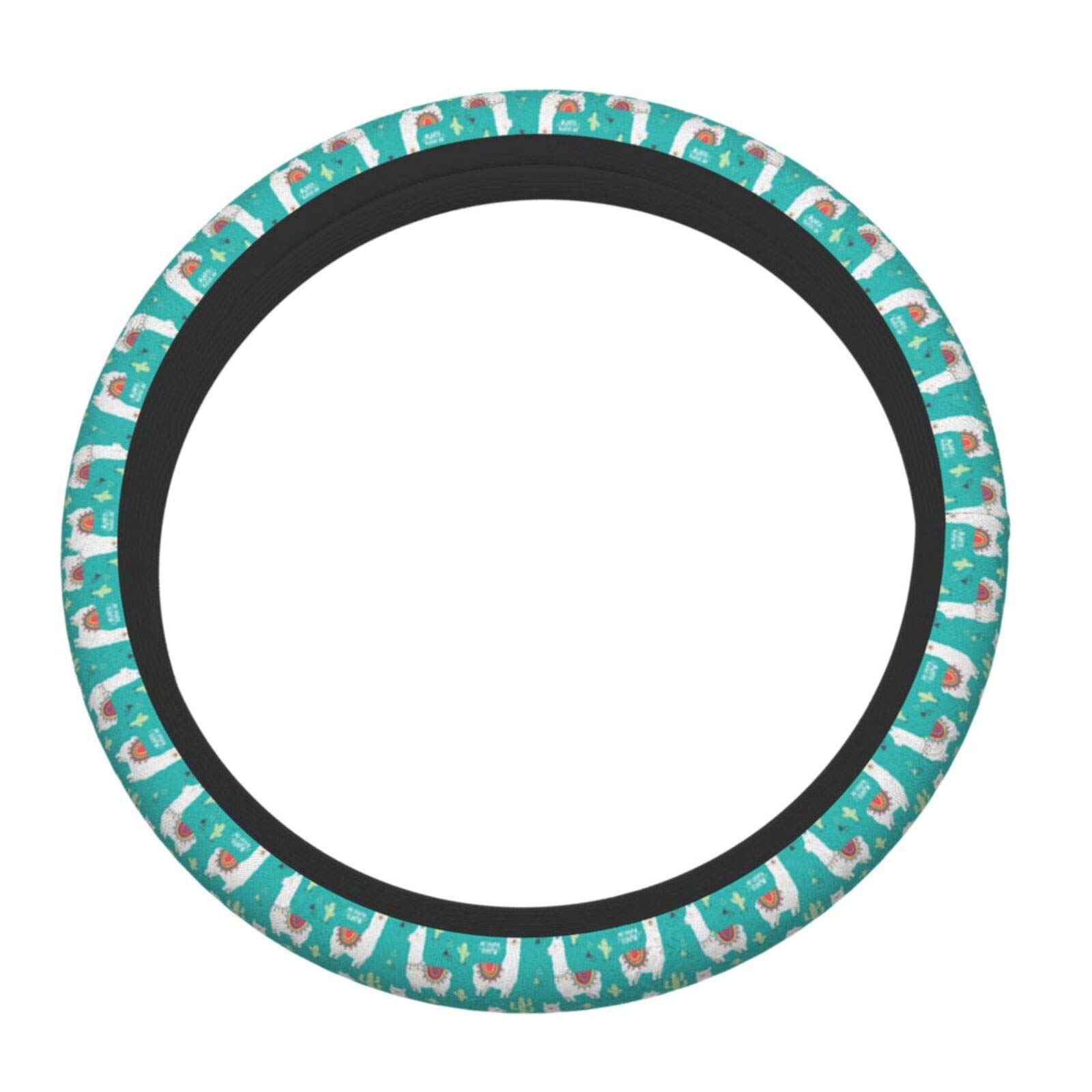 Non-Slip Neoprene Universal 15-Inch Steering Wheel Cover - Comfort Grip for Cars, Trucks & SUVs - Perfect for Commuting, Road Trips & Winter Driving