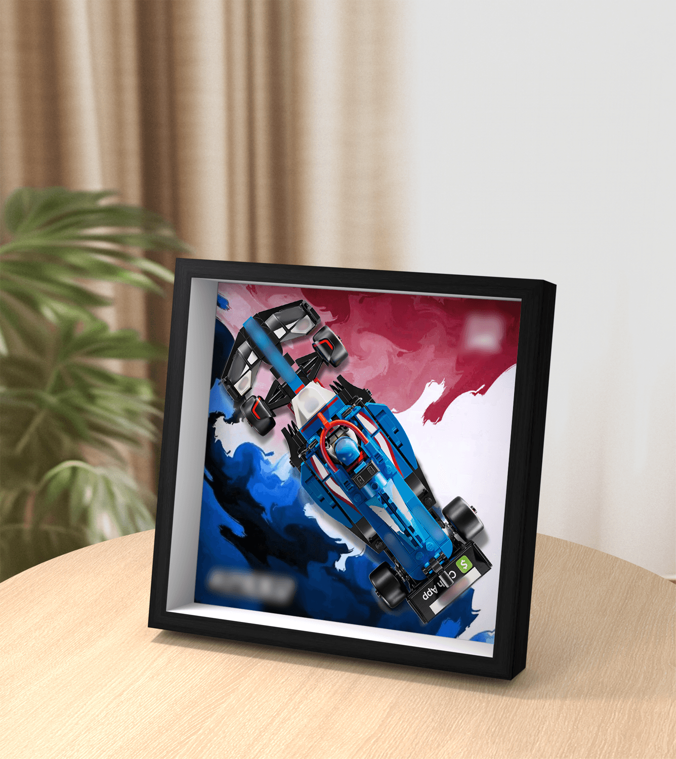 LEGO Speed Champions Display Frame - Showcase Your LEGO Car Collection - Perfect for Home Decor, Office Display, and LEGO Enthusiasts