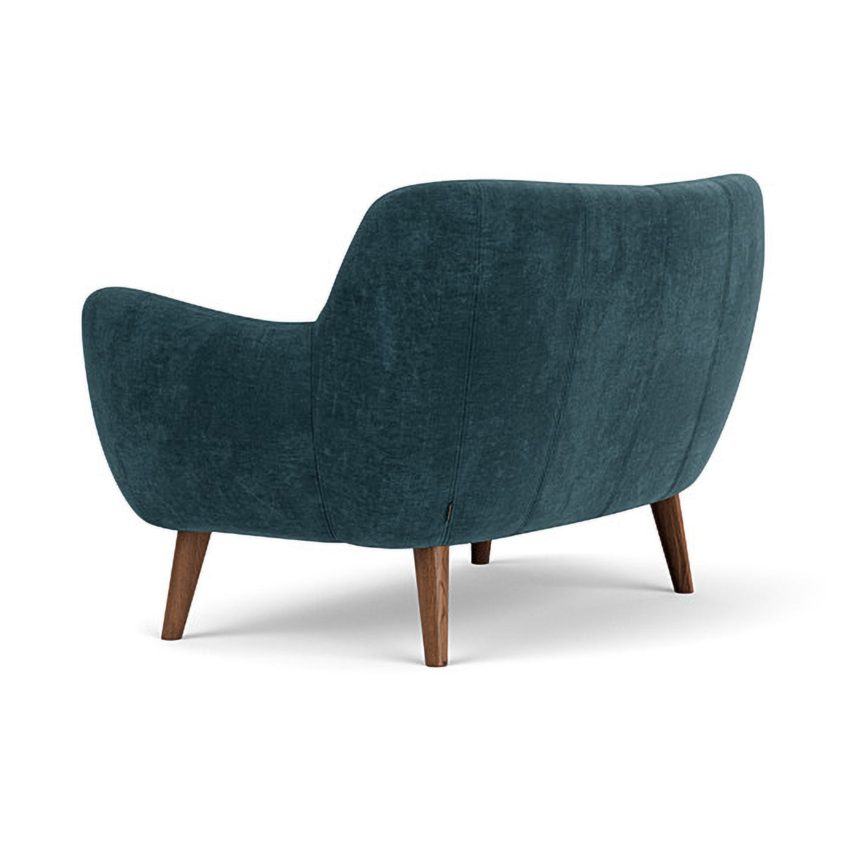 Herman Fabric 2 Seater Sofa - Modern Living Room Couch for Small Spaces, Apartment & Home Decor - Comfortable Loveseat with Soft Upholstery for Relaxing, Entertaining & Cozy Lounging