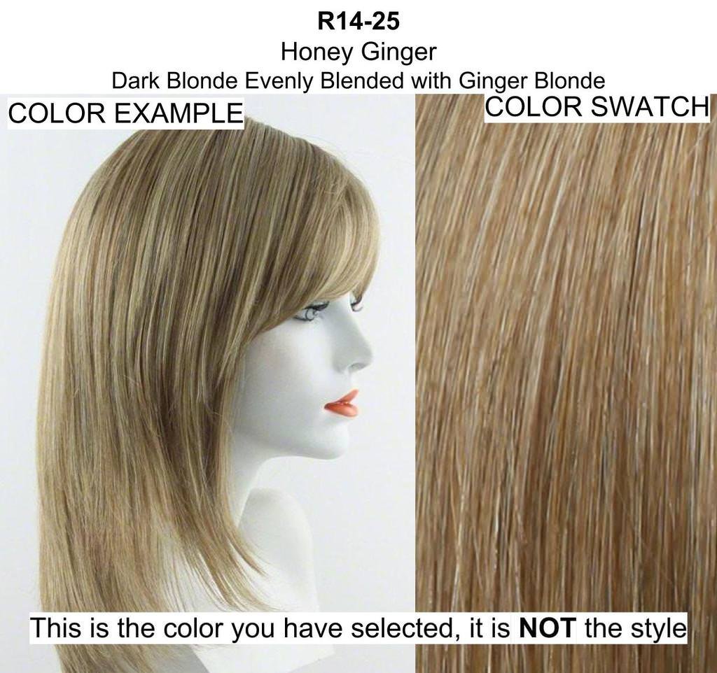 Raquel Welch Sparkle Wig Bundle - 5 Piece Set with Wig Shampoo, Cap, Wide Tooth Comb & Styling Guide (Color R14/25) | Perfect for Cosplay, Costume Parties & Everyday Hair Loss Solutions