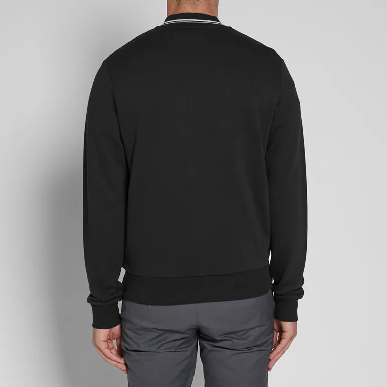 Fred Perry Men's Bomber Neck Sweater - Classic Knit Pullover for Casual & Smart Outfits | Perfect for Fall & Winter Layering