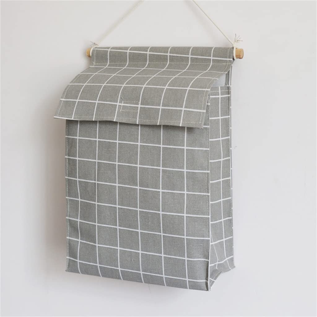 Waterproof Linen Storage Bag for Wardrobe, Underwear & Cosmetics - Hanging Organizer (27x12x40cm) - Perfect for Bathroom, Bedroom & Travel Organization