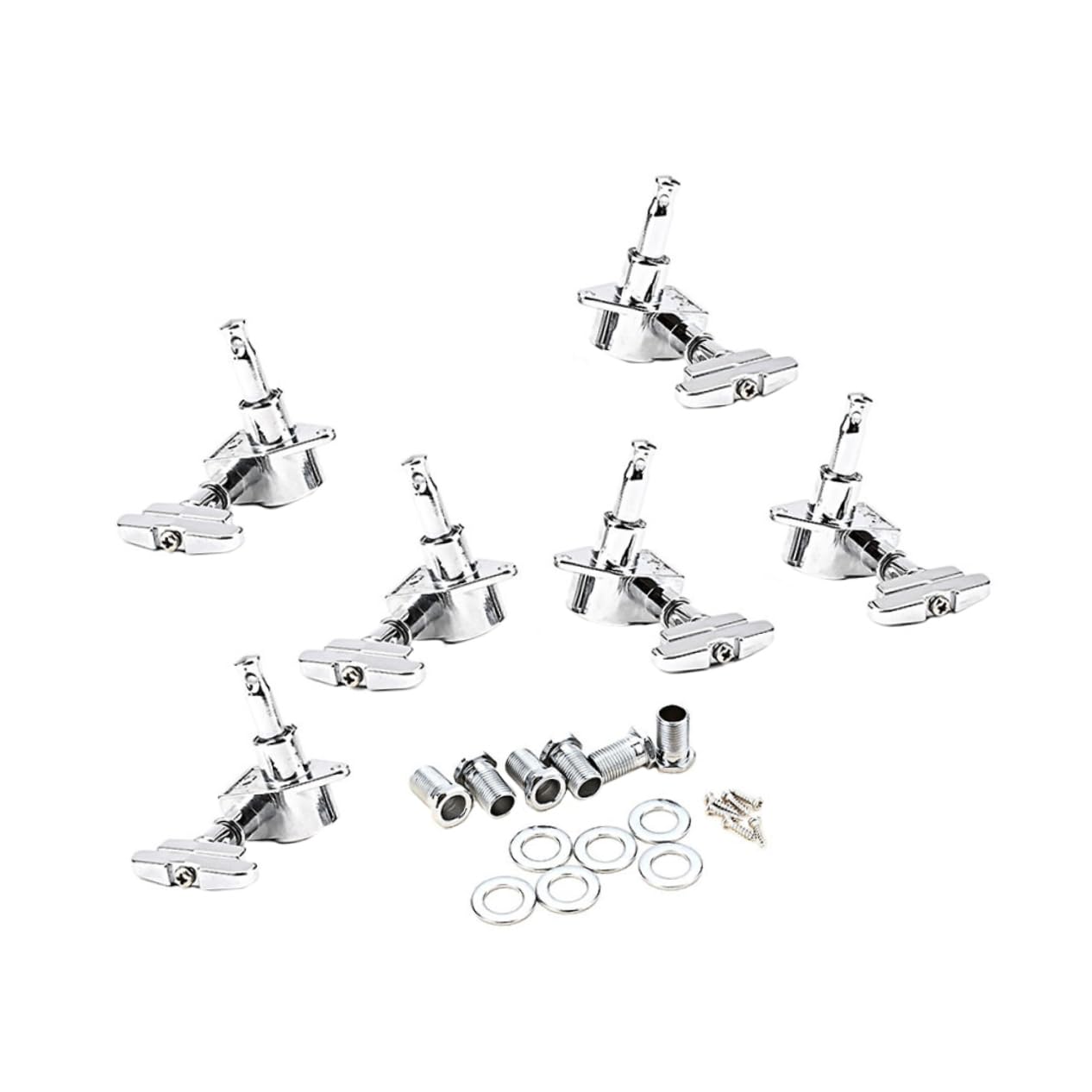 iFundom 5-Piece Guitar String Alignment Machine Head Tuner Set for Electric & Bass Guitars - Zinc Alloy Tuning Pegs for Precise Tuning | Perfect for Stage Performances, Studio Recording & Home Practice