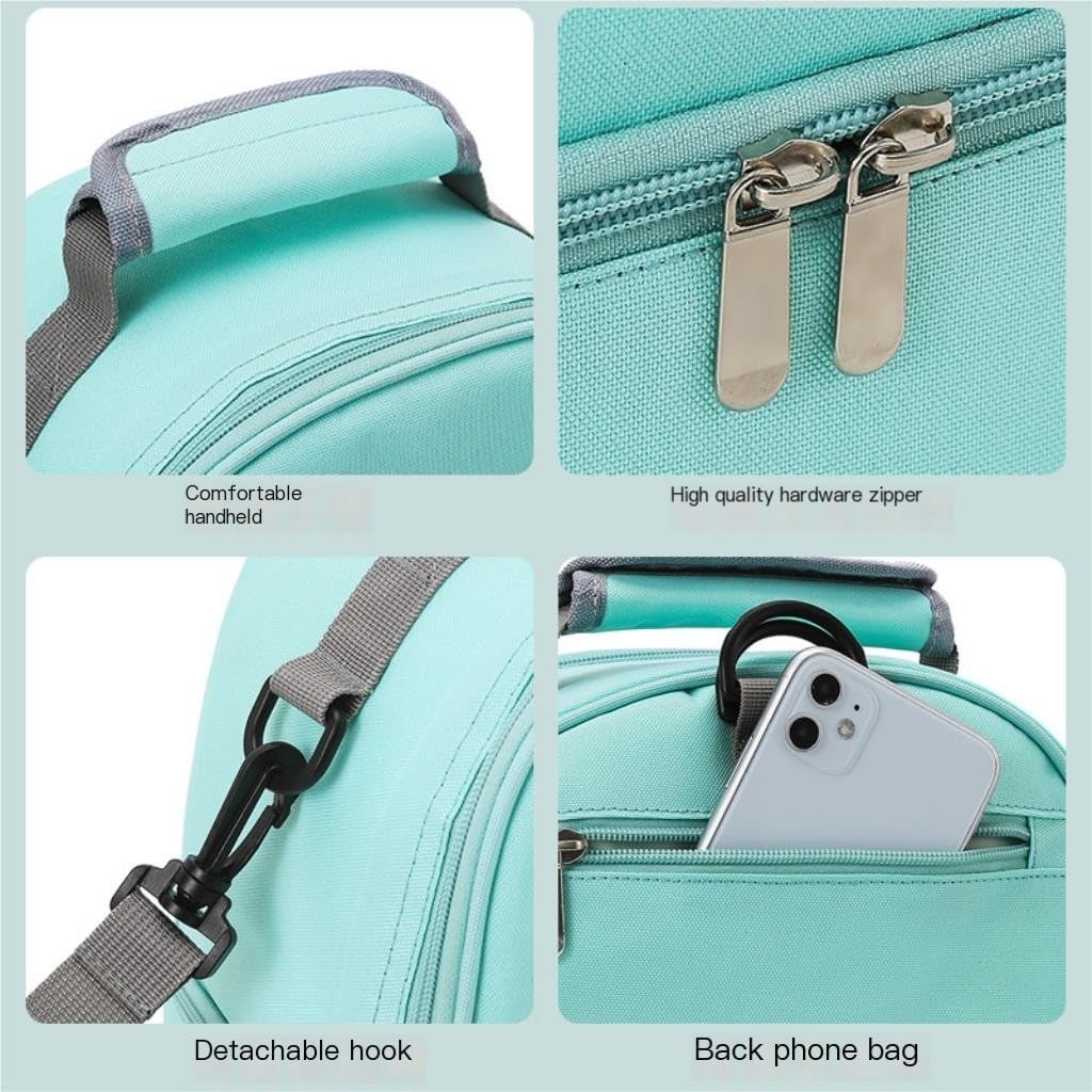 **Waterproof Diaper Backpack for Moms - Large Insulated Breastfeeding Bag with Multiple Pockets, Portable Baby Changing & Nursing Organizer (Gray) - Perfect for Travel, Daycare & On-the-Go Parenting**