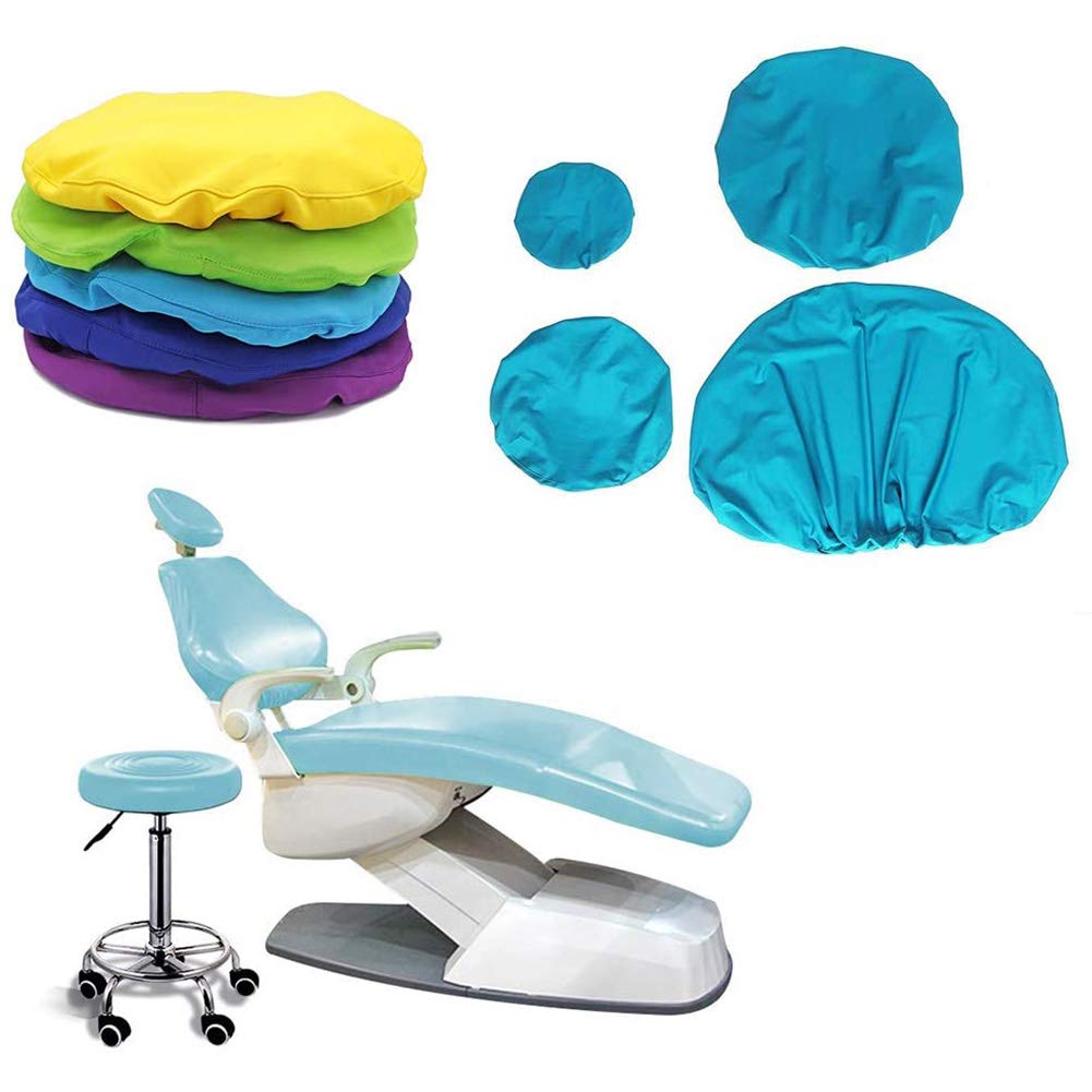 Dental Chair Covers Set of 4 - Waterproof PU Leather Protective Covers for Dental Chairs | Elastic, Durable & Easy to Clean | Perfect for Dentist Offices, Clinics & Hygiene Maintenance