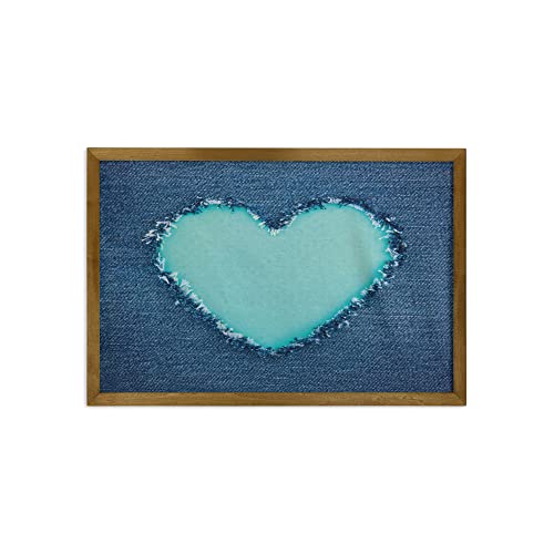 Navy Blue and Seafoam