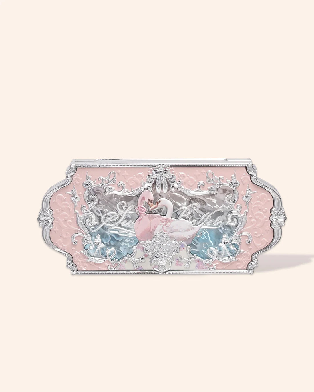 Swan Ballet Six-Color Eyeshadow Palette - Floral & Romantic Makeup Palette by Flower Knows | Perfect for Everyday Wear, Party & Special Occasions