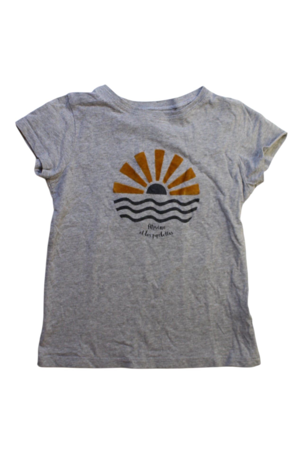 Arsène and The Pipelettes Sun Print T-Shirt for Kids 5T - Fun & Stylish Graphic Tee for Playdates, School, and Outdoor Adventures