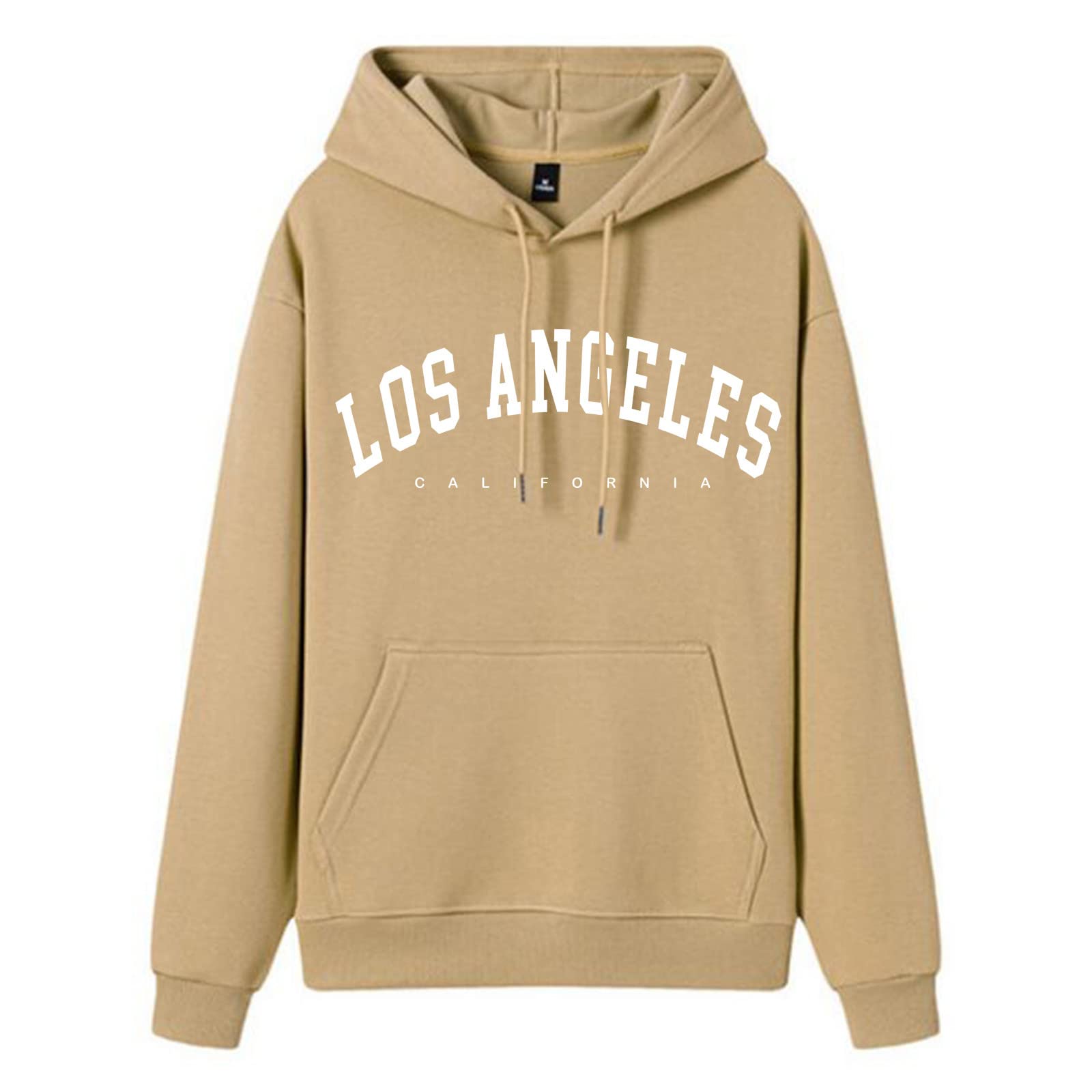 Women's Graphic Pullover Hoodie - Long Sleeve Crewneck Zip Up Sweatshirt with Stitching Details | Casual Streetwear, Loungewear & Winter Fashion