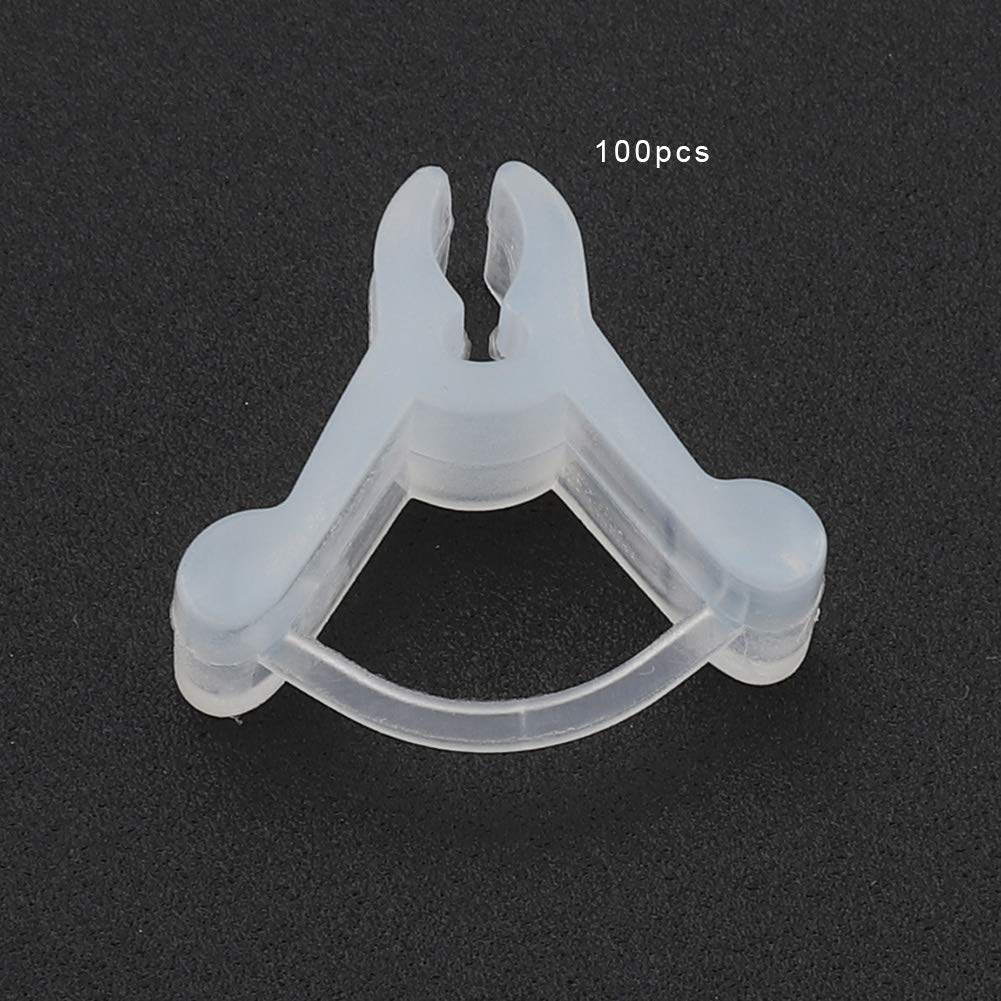 Tomato Plant Support Clips 100pcs - Garden Clips for Vegetables & Fruits - Plant Grafting & Nursery Support