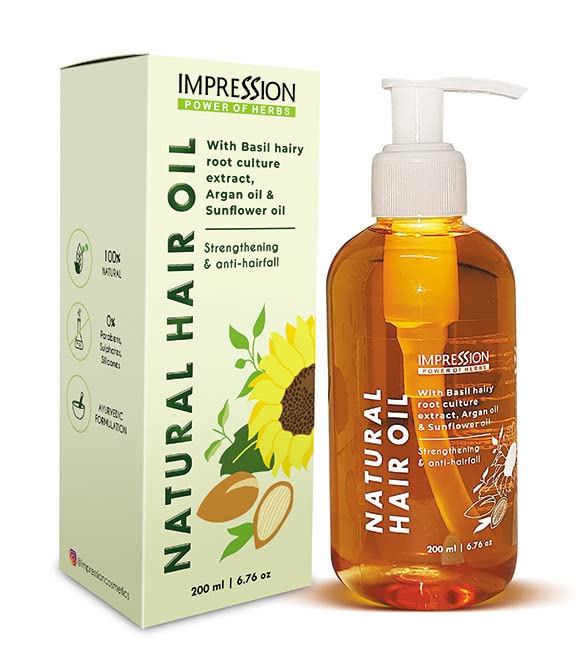 Best Natural Hair Oil for Growth & Shine - Organic & Nourishing Hair Treatment for Dry, Damaged Hair - Perfect for Daily Use & Styling