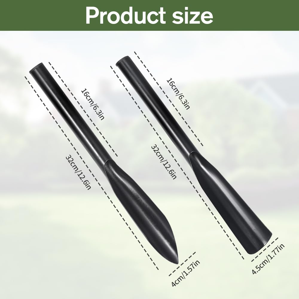 **Heavy Duty Multi-Purpose Garden Shovel & Planting Knife - Weeding, Bulb Planting, Cultivating Tool with Hanging Hole - Durable Yard Trowel for Gardening (Black) | Perfect for Home Gardens, Landscaping & Outdoor Planting**