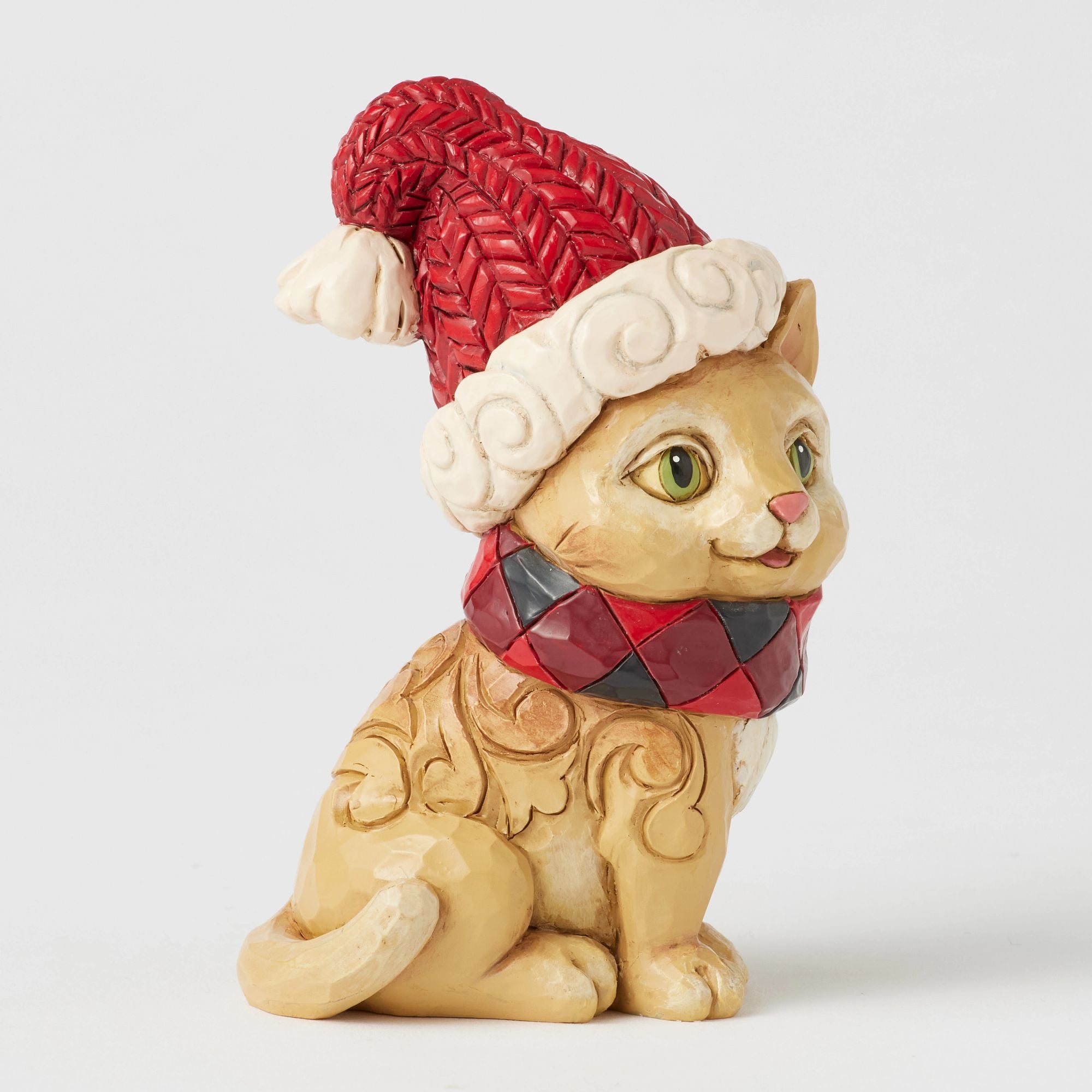 Highland Glen Cat Mini Figurine - Cute Collectible Cat Statue for Home Decor, Office Desk, and Gift Giving - Perfect for Cat Lovers and Animal Enthusiasts