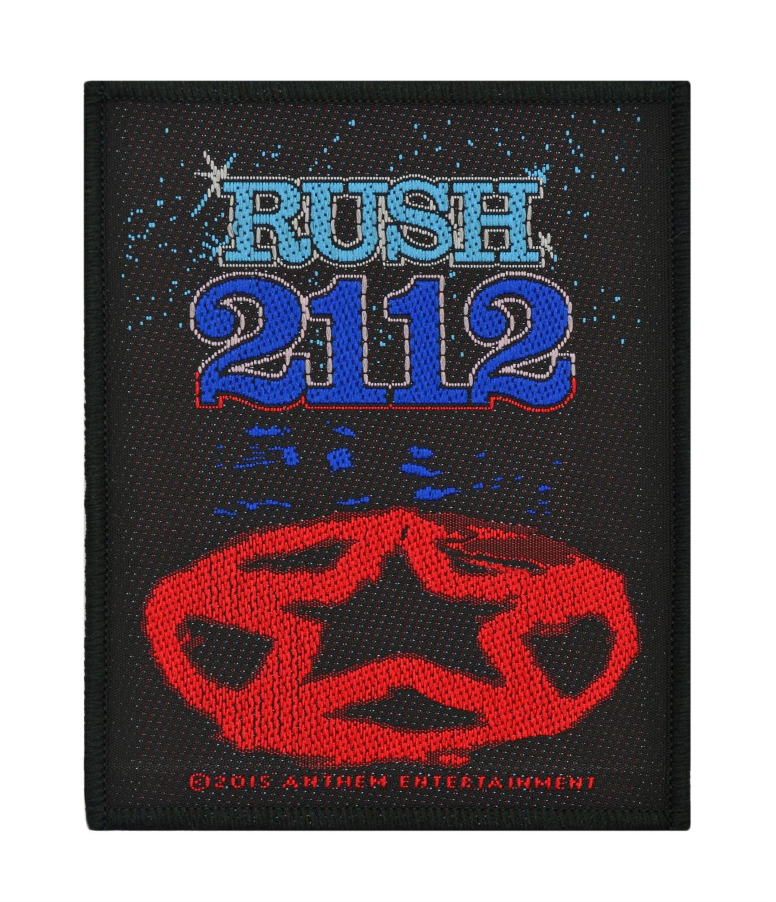 Rush Patch: 2112 Patch - High-Quality Iron-On Embroidered Patch for Jackets, Bags & Hats - Perfect for DIY Crafts, Cosplay & Fashion Customization