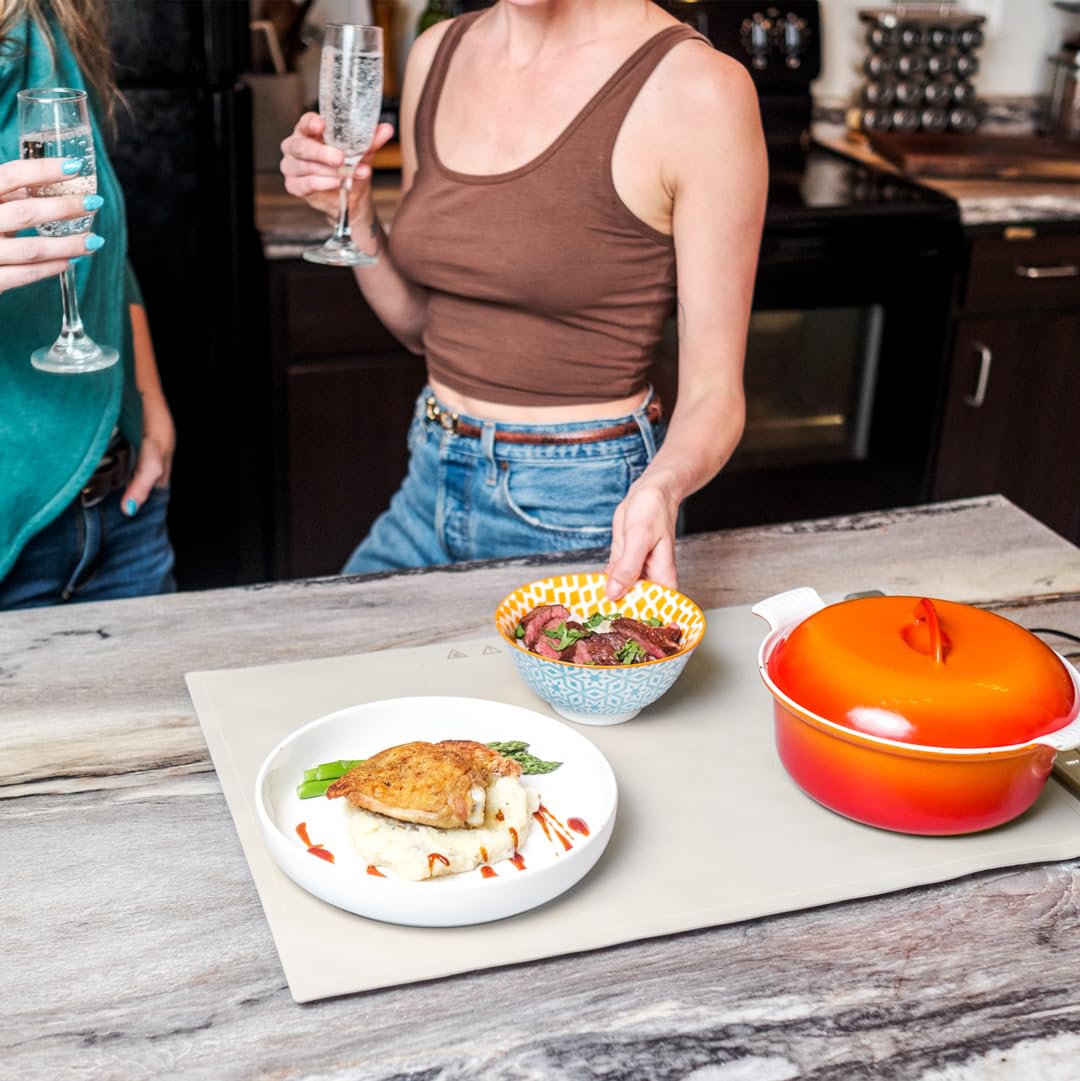 Electric Food Warming Tray with 3 Temperature Settings - Large Uniform Heating Surface, Foldable & Durable Hot Plate - 12-Hour Continuous Use for Parties, Buffets, and Family Gatherings - Perfect for Keeping Meals Warm at Home or Catering Events