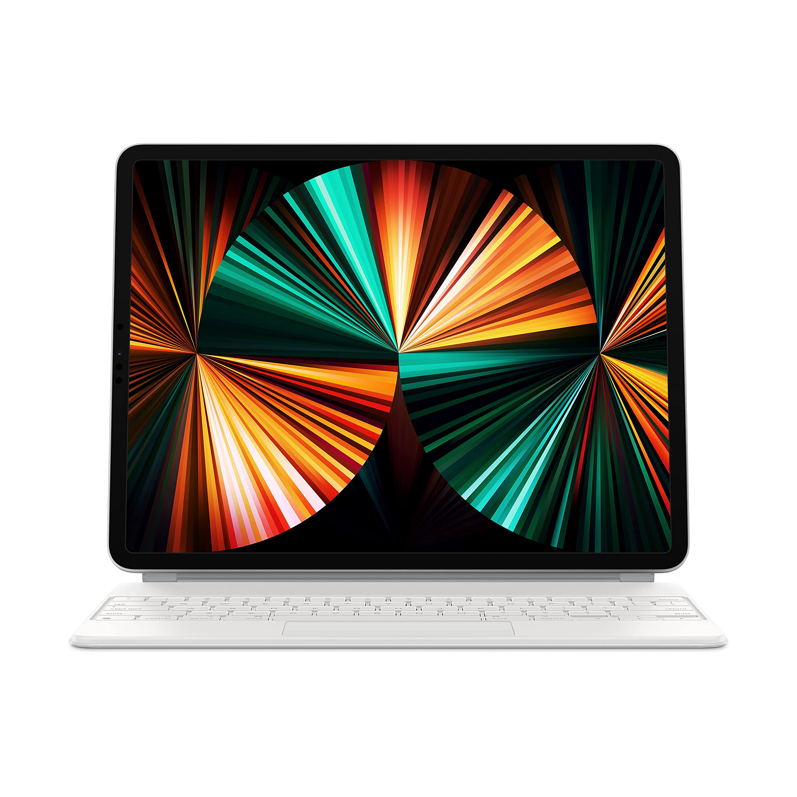 Apple Magic Keyboard for iPad Pro 12.9-inch (5th Gen) - Swedish Layout - White - Perfect for Work, Study & Creative Projects