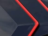 Glossy Black Red