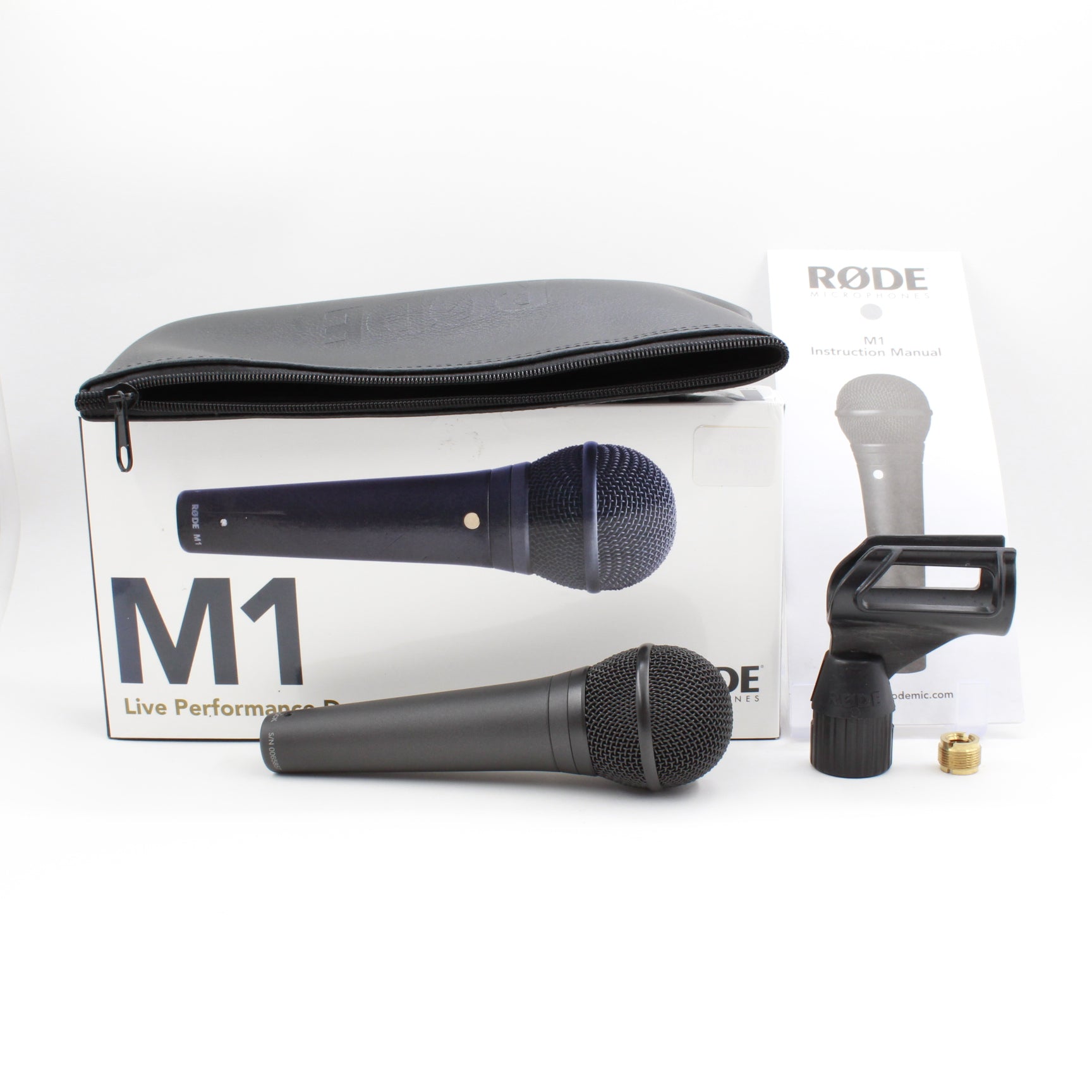 Open Box Fair - RODE M1 Dynamic Handheld Stage Microphone for Live Performances, Podcasting & Studio Recording | Professional Vocal Mic for Singers & Speakers