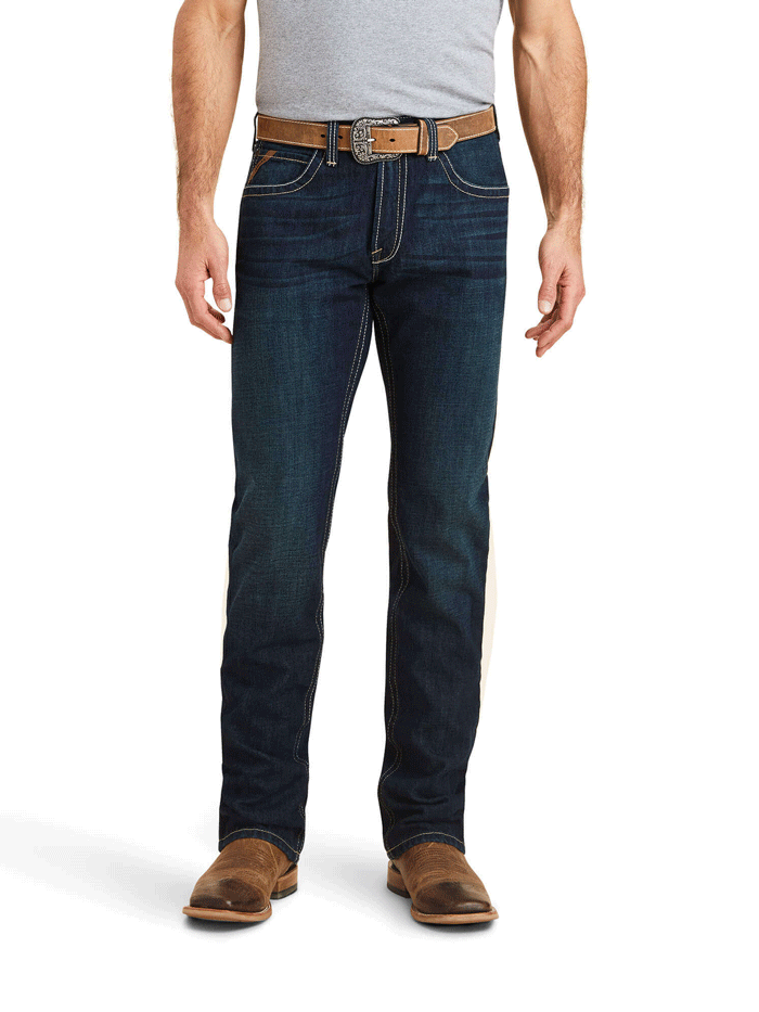 Ariat Men's M5 Straight Winfield Jean - Classic Fit, Durable Denim for Work & Casual Wear | Perfect for Cowboy Boots, Riding & Everyday Style