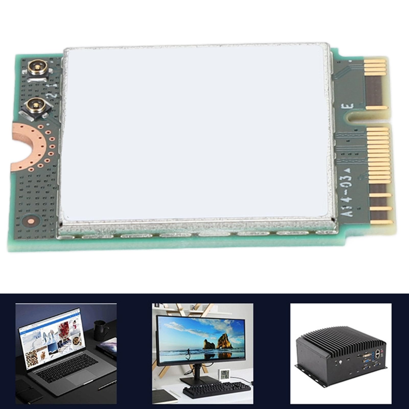 BT 5.4 WiFi 6E Wireless Network Card for Intel BE200 Laptop, M.2 NGFF Interface BE200NGW, High-Speed PC Laptop WiFi Card for Gaming, Streaming, and Remote Work