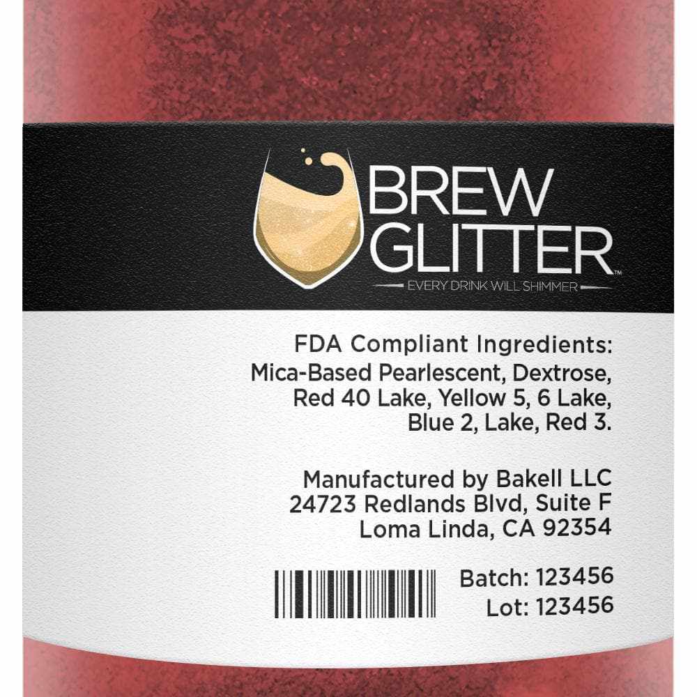 Christmas Collection Brew Glitter Combo Pack A (4 PC SET) - 50 Gram Jar - Perfect for Holiday Crafts, DIY Projects & Festive Decorations