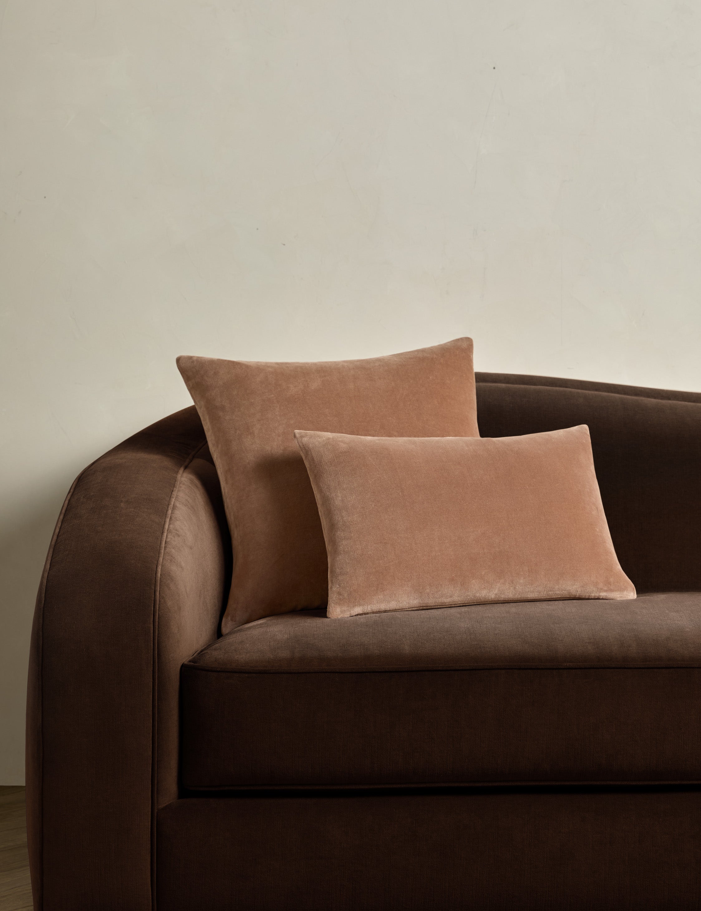 Charlotte Velvet Pillow - Soft Luxury Decorative Throw Pillow for Sofa, Bed & Couch - Perfect for Living Room, Bedroom & Home Decor