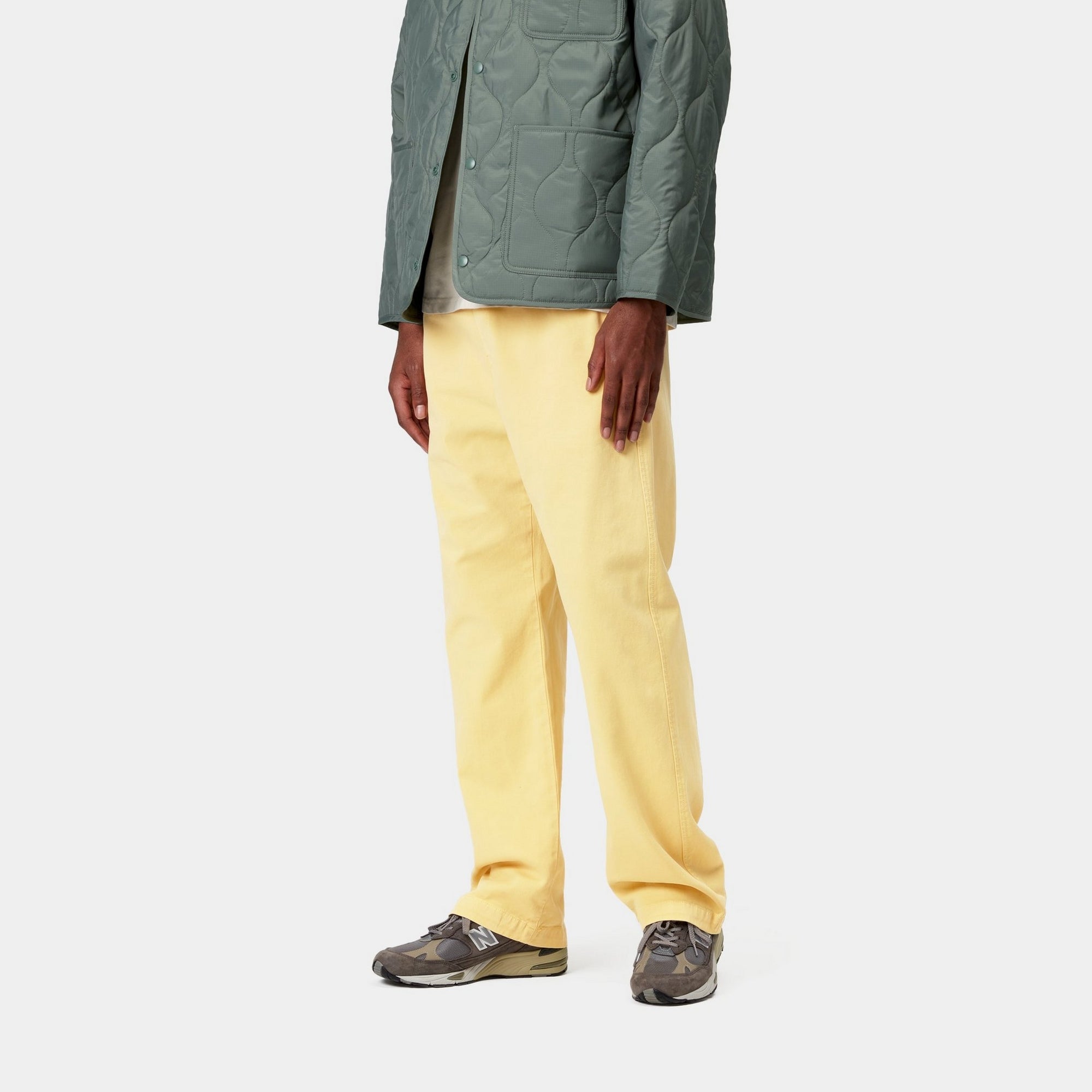 Floyde Men's Casual Pants - Air Yellow (Garment Dyed) | Lightweight Comfortable Streetwear | Perfect for Outdoor Activities & Daily Wear