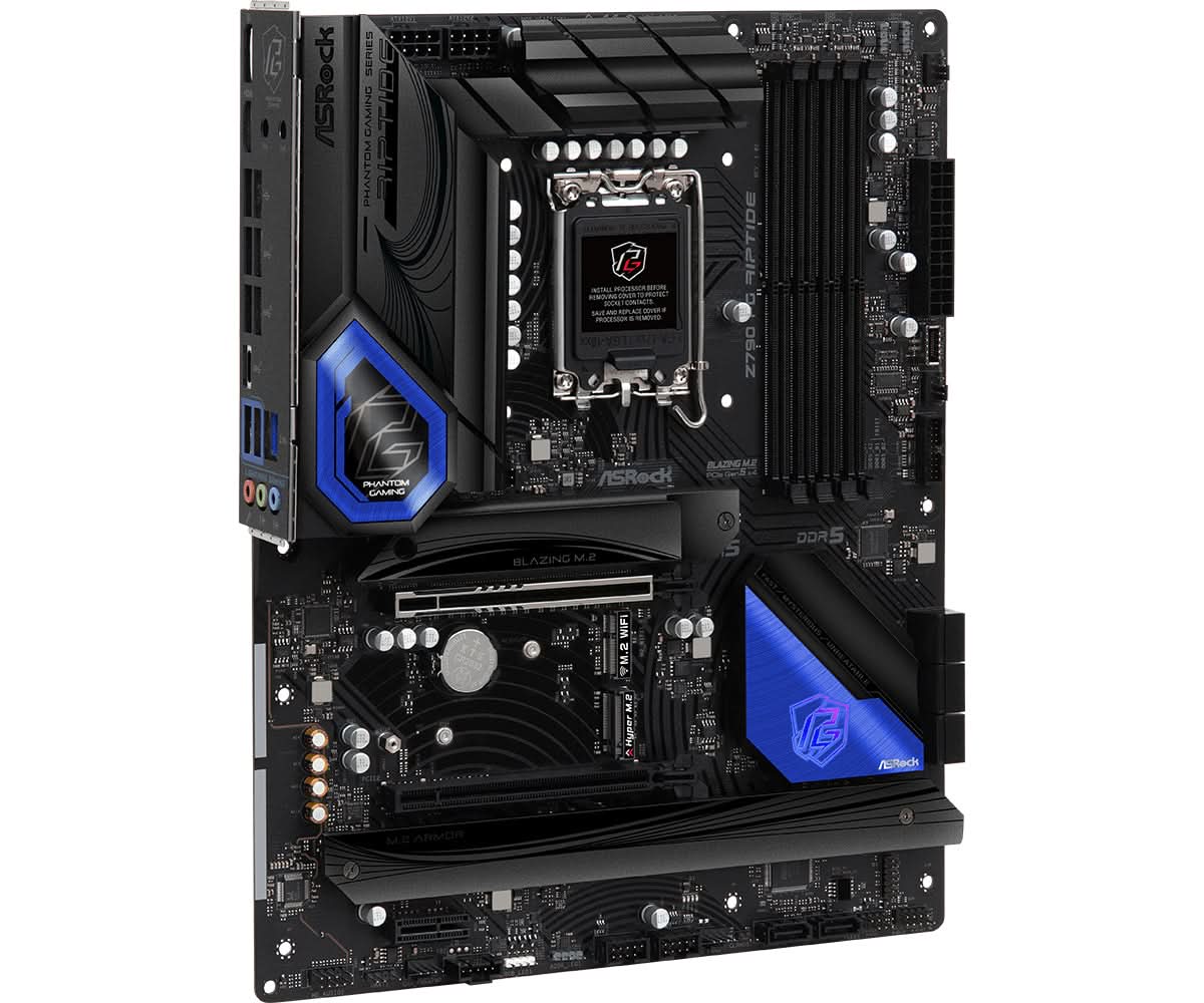 ASRock Z790 PG Riptide ATX Motherboard - Intel LGA 1700 Socket, DDR5 Support, PCIe 5.0 | Perfect for Gaming PC Builds, Content Creation & High-Performance Workstations